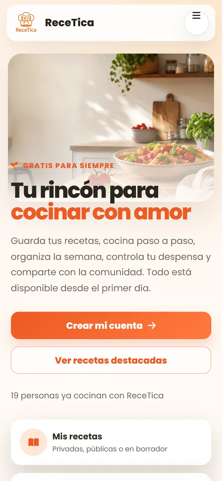 ReceTica en móvil